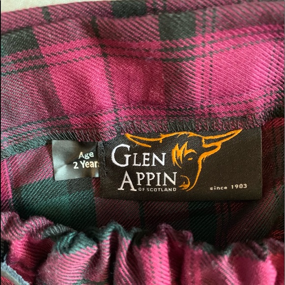 Glen Appin tartan plaid skirt 2T - Picture 5 of 5